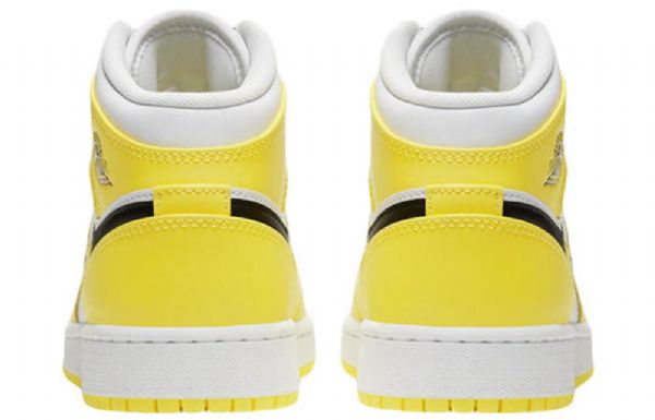 Nike Air Jordan 1 Mid Tops Se Gs Koripallokengät Miehille Pinkki Keltainen