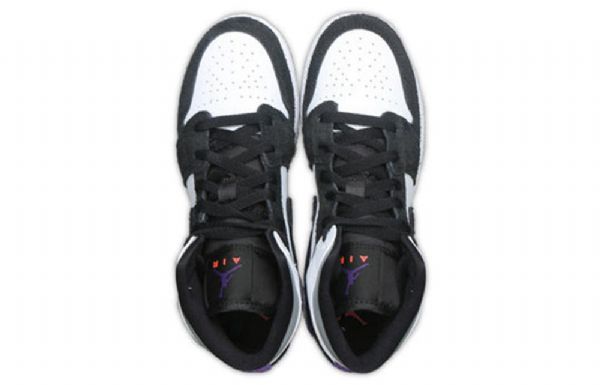 Nike Air Jordan 1 Mid Tops Se Gs Koripallokengät Miehille Purppura