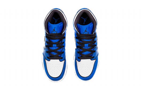 Nike Air Jordan 1 Mid Tops Se Gs Koripallokengät Miehille Sininen