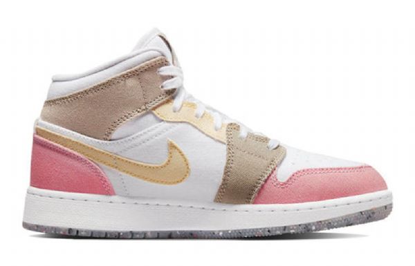 Nike Air Jordan 1 Mid Tops Se Gs Retro Koripallokengät Miehille Monivärinen