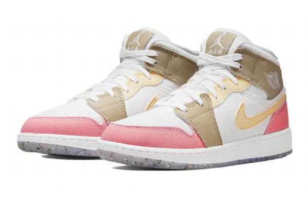Nike Air Jordan 1 Mid Tops Se Gs Retro Koripallokengät Miehille Monivärinen