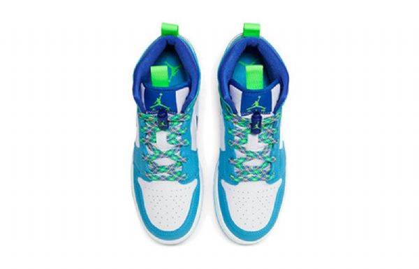 Nike Air Jordan 1 Mid Tops Se Gs Retro Koripallokengät Miehille Sininen Valkoinen