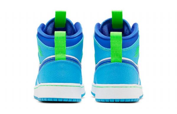 Nike Air Jordan 1 Mid Tops Se Gs Retro Koripallokengät Miehille Sininen Valkoinen