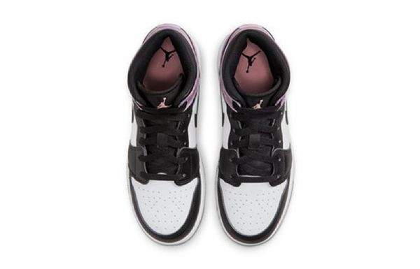 Nike Air Jordan 1 Mid Tops Se Gs Zen Master Kengät Miehille Purppura Musta Valkoinen