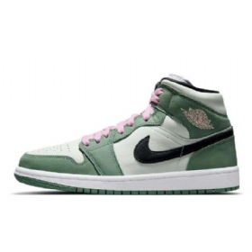 Nike Air Jordan 1 Mid Tops Se Hollantilaiset Miesten Kengät Vihreä