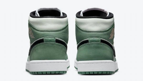 Nike Air Jordan 1 Mid Tops Se Hollantilaiset Miesten Kengät Vihreä