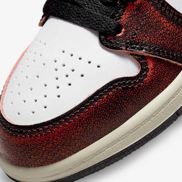 Nike Air Jordan 1 Mid Tops Se Kengät Lapsille Mustavalkoinen