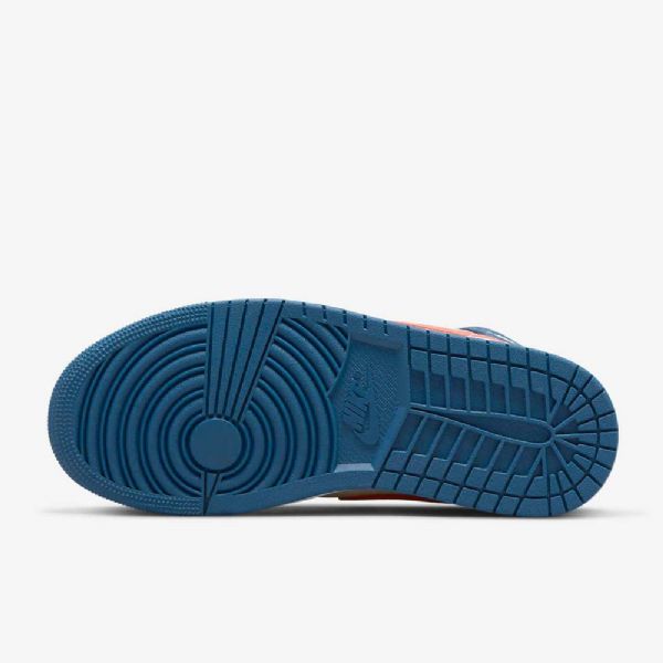 Nike Air Jordan 1 Mid Tops Se Kengät Naisille Sininen Punainen