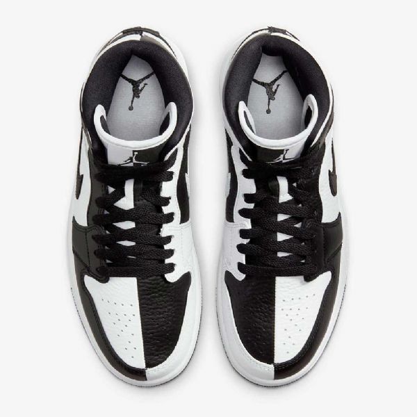 Nike Air Jordan 1 Mid Tops Se Kengät Naisille Valkoinen Musta