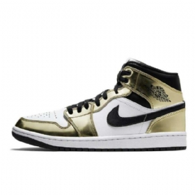 Nike Air Jordan 1 Mid Tops Se Miesten Kengät Kulta