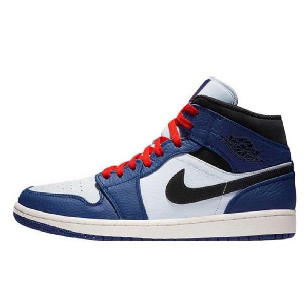 Nike Air Jordan 1 Mid Tops Se Miesten Kengät Sininen Musta