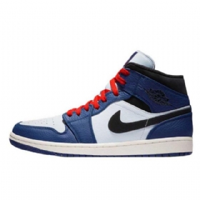 Nike Air Jordan 1 Mid Tops Se Miesten Kengät Sininen Musta
