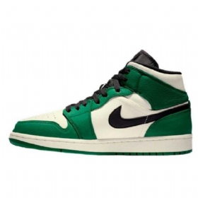 Nike Air Jordan 1 Mid Tops Se Miesten Kengät Vihreä Musta
