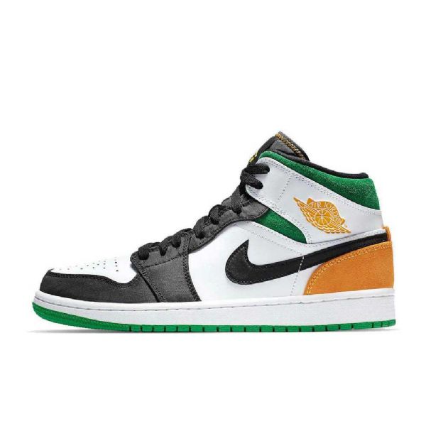 Nike Air Jordan 1 Mid Tops Se Oakland Miesten Kengät Monivärinen