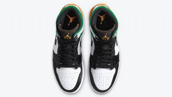Nike Air Jordan 1 Mid Tops Se Oakland Miesten Kengät Monivärinen
