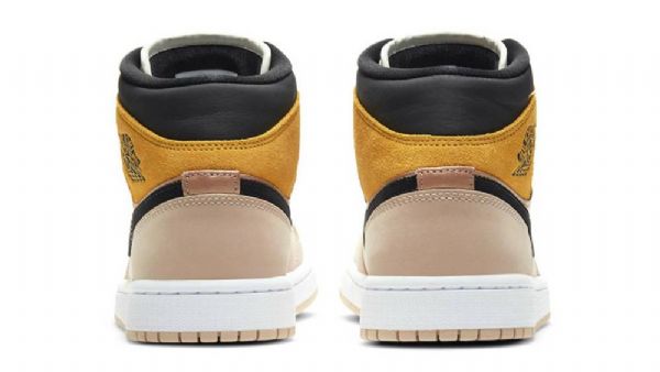 Nike Air Jordan 1 Mid Tops Se Particle Kengät Naisille Beige