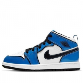 Nike Air Jordan 1 Mid Tops Se Ps Retro Koripallokengät Miehille Sininen