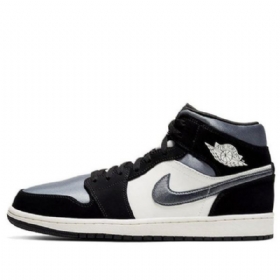 Nike Air Jordan 1 Mid Tops Se Retro Koripallokengät Miehille Harmaa