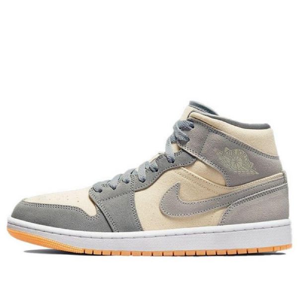 Nike Air Jordan 1 Mid Tops Se Retro Koripallokengät Miehille Harmaa