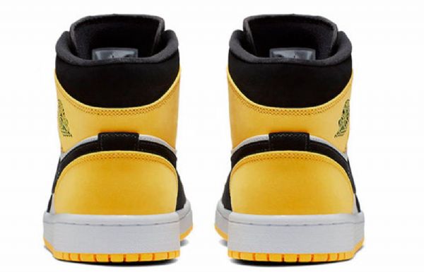 Nike Air Jordan 1 Mid Tops Se Retro Koripallokengät Miehille Keltainen