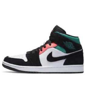 Nike Air Jordan 1 Mid Tops Se Retro Koripallokengät Miehille Musta
