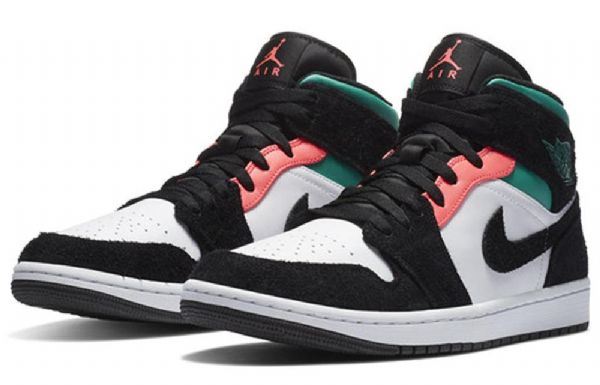 Nike Air Jordan 1 Mid Tops Se Retro Koripallokengät Miehille Musta