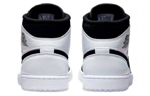 Nike Air Jordan 1 Mid Tops Se Retro Koripallokengät Miehille Musta Valkoinen