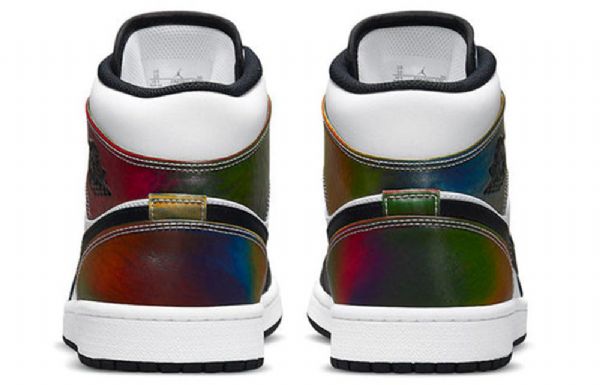 Nike Air Jordan 1 Mid Tops Se Retro Koripallokengät Miehille Musta Valkoinen