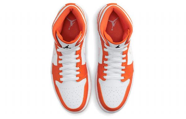 Nike Air Jordan 1 Mid Tops Se Retro Koripallokengät Miehille Oranssi