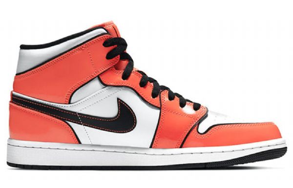 Nike Air Jordan 1 Mid Tops Se Retro Koripallokengät Miehille Oranssi