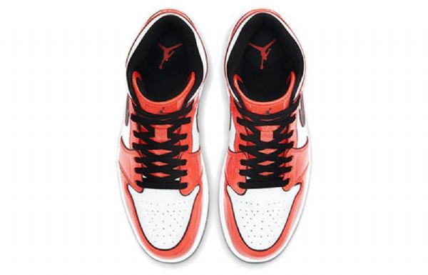 Nike Air Jordan 1 Mid Tops Se Retro Koripallokengät Miehille Oranssi