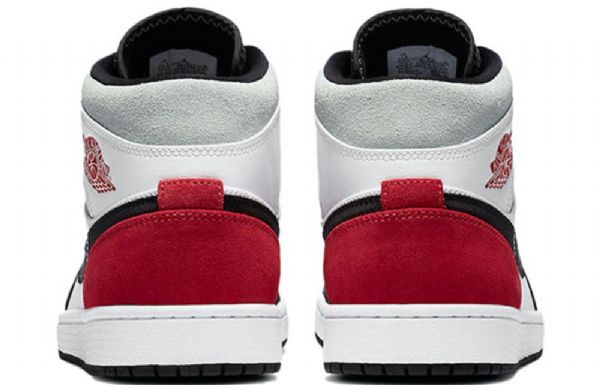 Nike Air Jordan 1 Mid Tops Se Retro Koripallokengät Miehille Punainen Musta