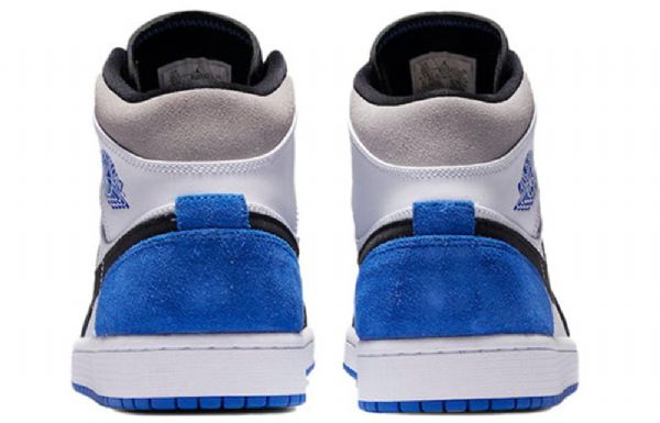 Nike Air Jordan 1 Mid Tops Se Retro Koripallokengät Miehille Royal Sininen Musta