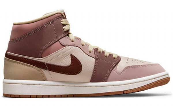 Nike Air Jordan 1 Mid Tops Se Retro Koripallokengät Naisille Coral