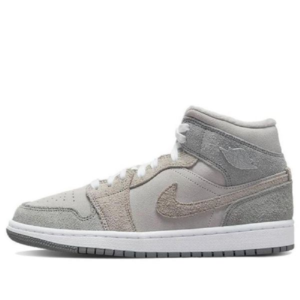 Nike Air Jordan 1 Mid Tops Se Retro Koripallokengät Naisille Harmaa