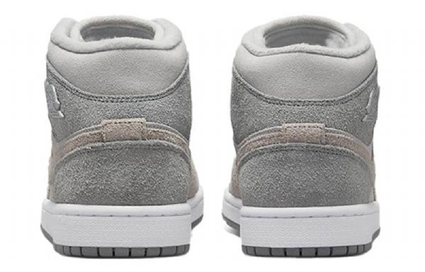 Nike Air Jordan 1 Mid Tops Se Retro Koripallokengät Naisille Harmaa