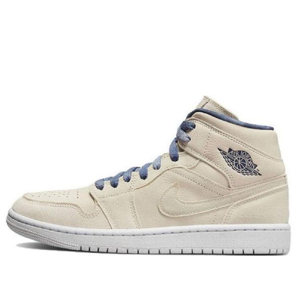 Nike Air Jordan 1 Mid Tops Se Retro Koripallokengät Naisille Khaki