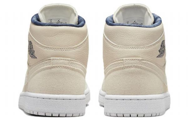 Nike Air Jordan 1 Mid Tops Se Retro Koripallokengät Naisille Khaki