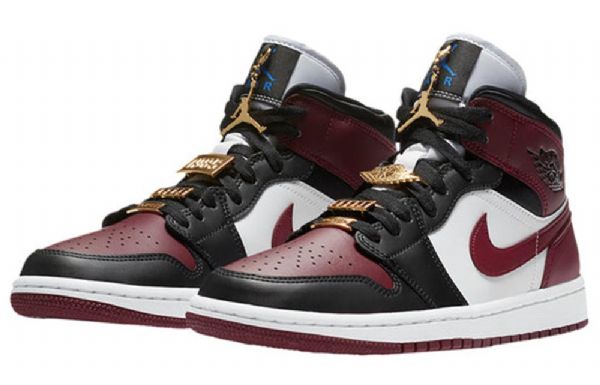 Nike Air Jordan 1 Mid Tops Se Retro Koripallokengät Naisille Kulta