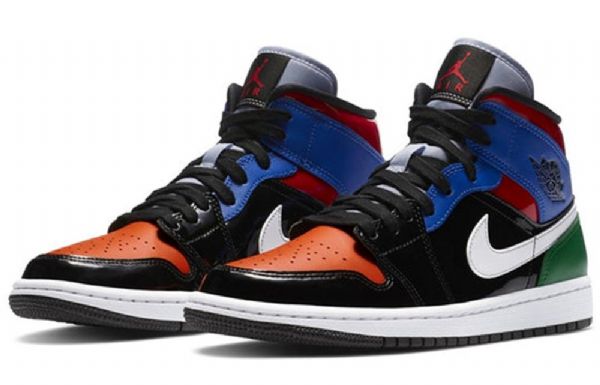 Nike Air Jordan 1 Mid Tops Se Retro Koripallokengät Naisille Monivärinen