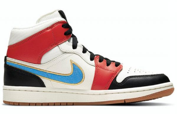 Nike Air Jordan 1 Mid Tops Se Retro Koripallokengät Naisille Monivärinen