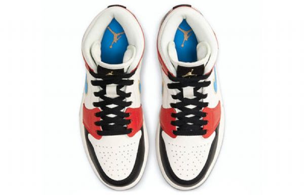 Nike Air Jordan 1 Mid Tops Se Retro Koripallokengät Naisille Monivärinen