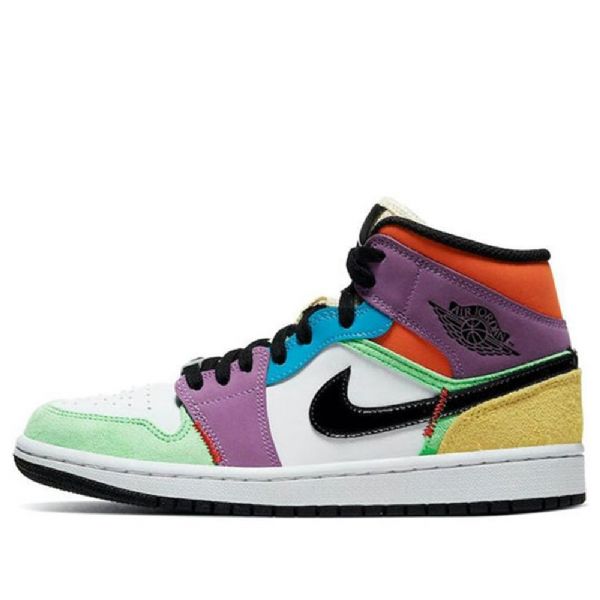 Nike Air Jordan 1 Mid Tops Se Retro Koripallokengät Naisille Monivärinen