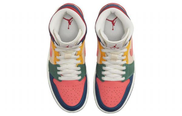 Nike Air Jordan 1 Mid Tops Se Retro Koripallokengät Naisille Monivärinen