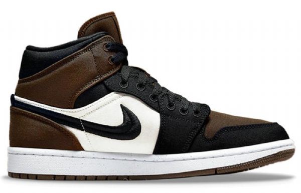 Nike Air Jordan 1 Mid Tops Se Retro Koripallokengät Naisille Oliivinvihreä
