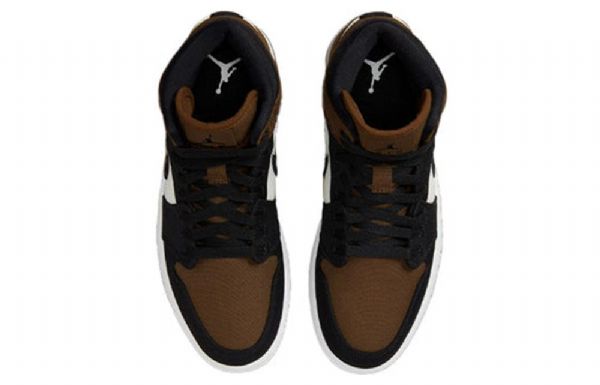 Nike Air Jordan 1 Mid Tops Se Retro Koripallokengät Naisille Oliivinvihreä