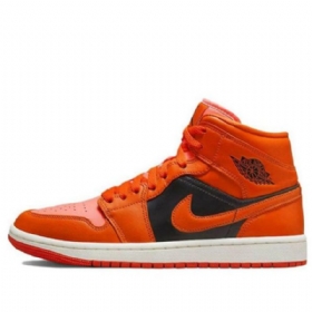 Nike Air Jordan 1 Mid Tops Se Retro Koripallokengät Naisille Oranssi
