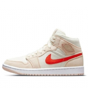 Nike Air Jordan 1 Mid Tops Se Retro Koripallokengät Naisille Pinkki