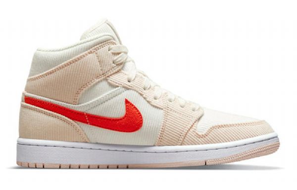 Nike Air Jordan 1 Mid Tops Se Retro Koripallokengät Naisille Pinkki