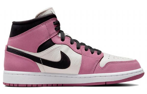 Nike Air Jordan 1 Mid Tops Se Retro Koripallokengät Naisille Pinkki